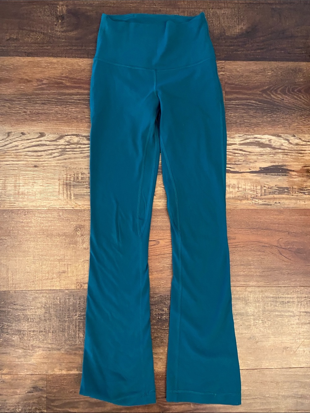 lululemon athletica Teal High-Waist Bootcut Leggings
